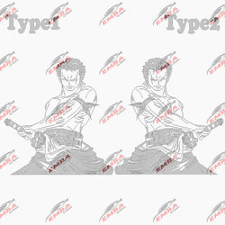 Japanese Anime Car Sticker Cartoon Character External Accessories Big Picture Sports Style Die Cutting Vinyl Decals (ONLINE ORDER ONLY)