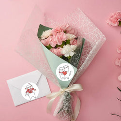 100-500PCS Thank You Stickers for Business Packaging Merci New Home Made Sticker Rolling Packag Stickers Photocard Decor Labels (Online Order Only)