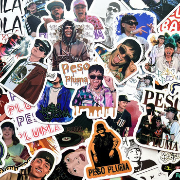 10/50pcs Peso Pluma Stickers Waterproof Skateboard Phone Bike Guitar Wall Decals (Online Order Only)