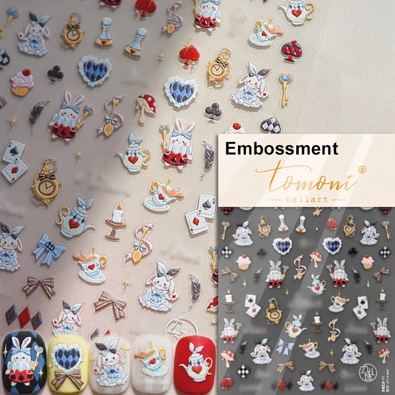 Autumn Fall Sunflower Rabbit Leaves Crane Rose Sun Mountain Hill Produce Good Harvests Cookie Nail Art Sticker Decoration Decals (ONLINE ORDER ONLY)