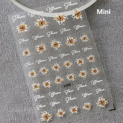 Autumn Fall Sunflower Rabbit Leaves Crane Rose Sun Mountain Hill Produce Good Harvests Cookie Nail Art Sticker Decoration Decals (ONLINE ORDER ONLY)