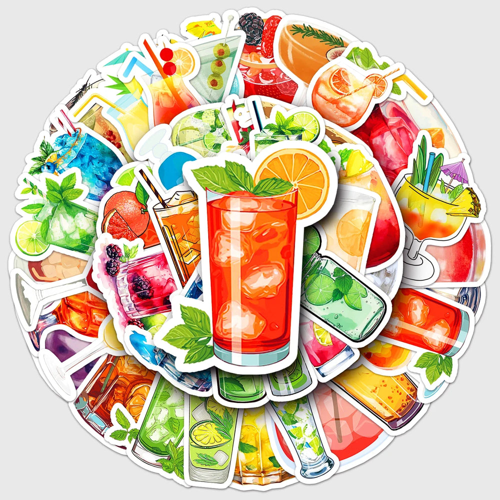50Pcs Cartoon Waterproof Vinyl Stickers for Skateboard Snowboard Decals (Online Order Only)