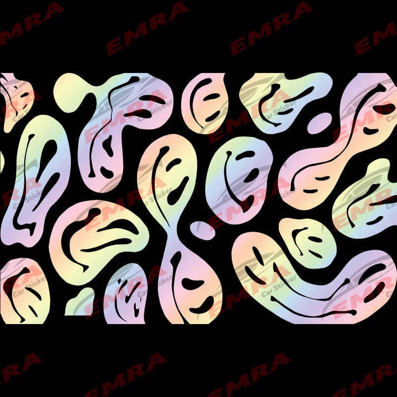 Ghost Car Sticker for Triangle Window Decoration External Accessories Die Cutting Waterproof Vinyl Decal Apply All Vehicles (ONLINE ORDER ONLY)