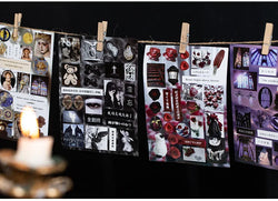 20 Pages Japanese Retro Ins Decorative Stickers Book Scrapbooking Phone Case DIY Journal Collage Material Sticker Gift (ONLINE ORDER ONLY)