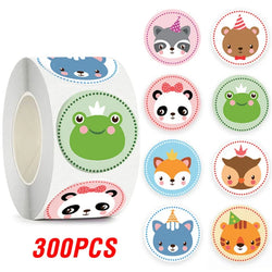 100-500pcs  Cute Reward Stickers Animal Sticker for Kid Classic Toy Gift Decor School Teacher Encouragement Sticker (ONLINE ORDER ONLY)