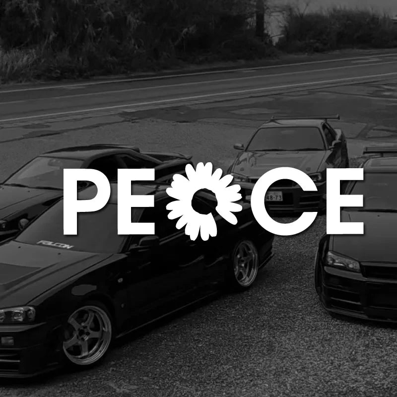 “PEACE”Stickers，High Quality And Durable Automobiles Exterior Accessories Self-adhesive Decals (ONLINE ORDER ONLY)