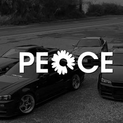 “PEACE”Stickers，High Quality And Durable Automobiles Exterior Accessories Self-adhesive Decals (ONLINE ORDER ONLY)