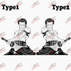 Japanese Anime Car Sticker Cartoon Character External Accessories Big Picture Sports Style Die Cutting Vinyl Decals (ONLINE ORDER ONLY)