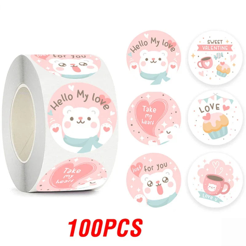 100-500pcs  Cute Reward Stickers Animal Sticker for Kid Classic Toy Gift Decor School Teacher Encouragement Sticker (ONLINE ORDER ONLY)