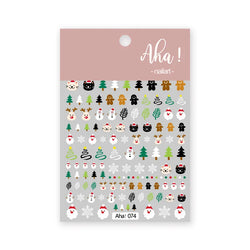 1pc 3D Cloud Moon Design Nail Art Stickers Ultra Thin Self Adhesive Nail Art Decals White Clouds Nail Art Decoration Supplies *N (Online Order Only)