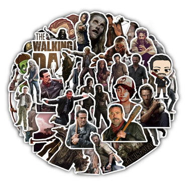 10/30/50pcs TV Show “The Walking Dead” Sticker Packs (ONLINE ORDER ONLY)