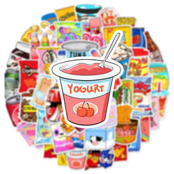 10/30/50Pcs Food and Drink Brand Sticker Packs (ONLINE ORDER ONLY)