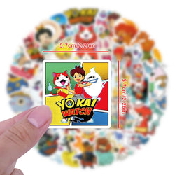 10/30/60PCS Yokai Watch Stickers Funny Anime Decals Cartoon stickers Toy DIY Scrapbook Luggage Guitar Bike Skateboard Kids Toys (ONLINE ORDER ONLY)
