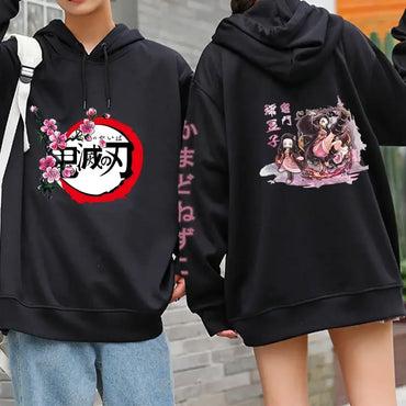 Demon Slayer Kamado Nezuko Oversize Anime Hoodie Streetwear (ONLINE ORDER ONLY)