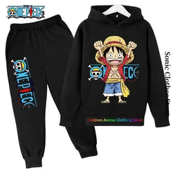 One Piece Hoodies Kids Fashion 2025 Luffy Pullover (ONLINE ORDER ONLY)