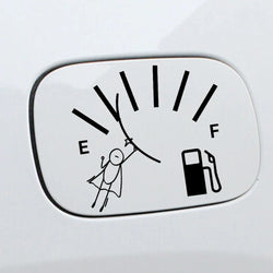 Hero Empty Full Gas Gauge Sticker for Car Fuel Tank Cap Door Decoration Exterior Accessories Outdoor Stickers Vinyl Decals (ONLINE ORDER ONLY)