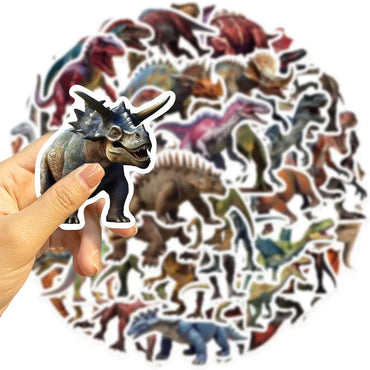 10/50Pcs Dinosaur Stickers Kids Toy Gift DIY Laptop Phone Suitcase Notebook Ancient Animal Sticker Graffiti Decals (ONLINE ORDER ONLY)