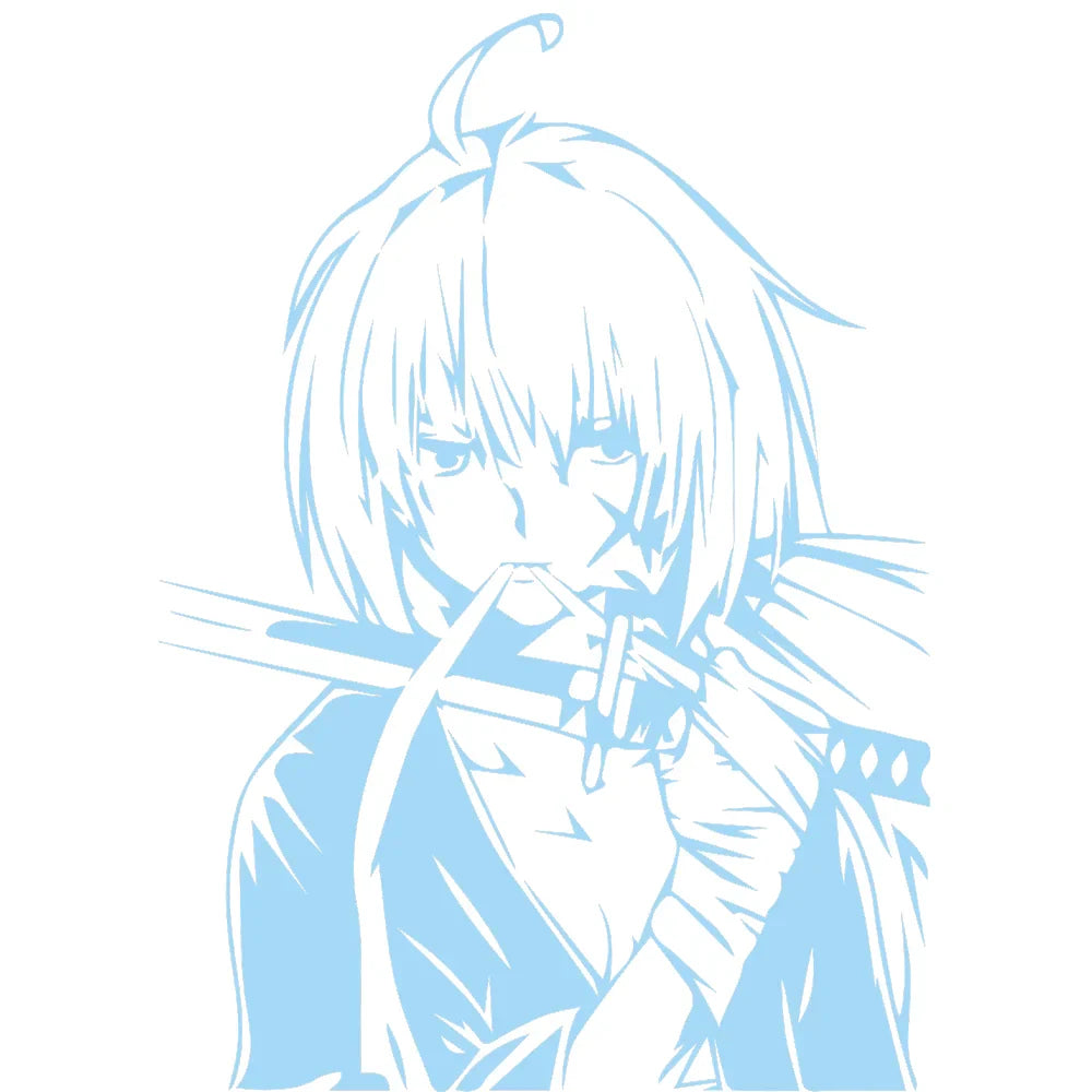 Japanese Anime Car Sticker Individual Decoration Door Donnet External Parts Waterproof Die-Cutting PVC Vinyl Decals (ONLINE ORDER ONLY)