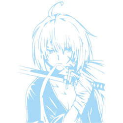 Japanese Anime Car Sticker Individual Decoration Door Donnet External Parts Waterproof Die-Cutting PVC Vinyl Decals (ONLINE ORDER ONLY)