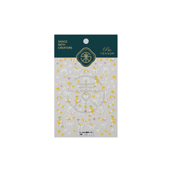 Yellow Purple Mini Flower White Lace Bowknot Flower Bouquet Spring 5D  Adhesive Nail Art Decoration Stickers DIY Manicure Decals (ONLINE ORDER ONLY)