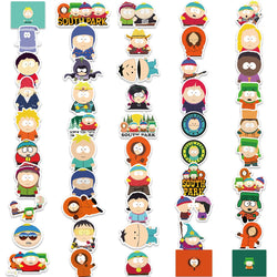 10/50/100Pcs Cute SouthPark Waterproof Stickers Pack Kenny Scrapbook Graffiti Skateboard Laptop Fridge Anime Stickers Kids Gift (ONLINE ORDER ONLY)