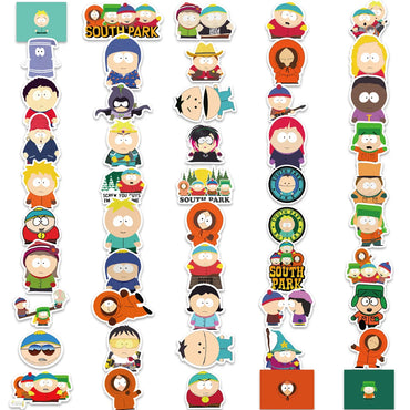 10/50/100Pcs Cute SouthPark Waterproof Stickers Pack Kenny Scrapbook Graffiti Skateboard Laptop Fridge Anime Stickers Kids Gift (ONLINE ORDER ONLY)