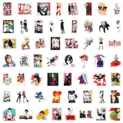 10/30/55PCS DANDADAN Cartoon Stickers Caricature Graffiti Sticker Scrapbook Luggage Laptop Guitar Car Bike Decals Funny Kids Toy (ONLINE ORDER ONLY)