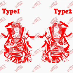 Japanese Anime Sticker For Car Stickers External Accessories Cartoon Racing Style Decorative Side Hood PVC Vinyl Decals (ONLINE ORDER ONLY)