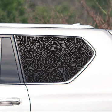 Universal Topography Quarter Window Car Sticker Suitable For Most Decoration Accessories Die Cutting Vinyl Decals (ONLINE ORDER ONLY)