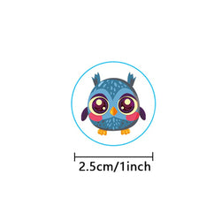 100-500pcs Owl Animal Sticker Reward Sticker Party DIY Gift Decoration Seal Label Children's Toys Office Stationery (ONLINE ORDER ONLY)