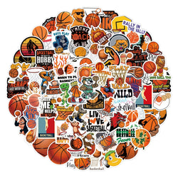 10/30/50PCS New Love Basketball Graffiti Stickers Waterproof Luggage Notebook Skateboard Refrigerator Stickers Wholesale (ONLINE ORDER ONLY)