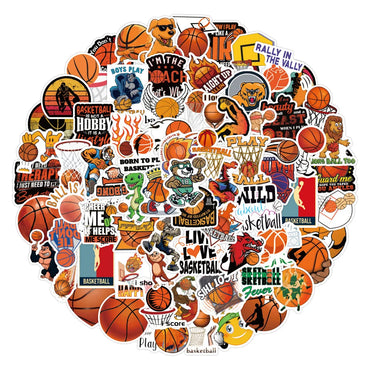 10/30/50PCS New Love Basketball Graffiti Stickers Waterproof Luggage Notebook Skateboard Refrigerator Stickers Wholesale (ONLINE ORDER ONLY)