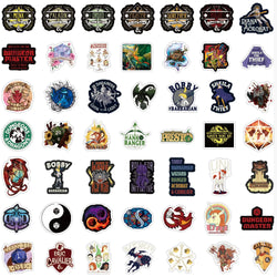 50/100PCS Dungeons and Dragons Stickers Waterproof PVC Skateboard Luggage Motorcycle Guitar Kid Boy Vsco Sticker (ONLINE ORDER ONLY)