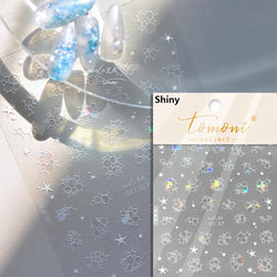 Summer Beach Dreamy Water Bubble Mermaid Shell Conch Starfish Jellyfish Soft Relief Decoration Nail Art Stickers Manicure Decals (ONLINE ORDER ONLY)