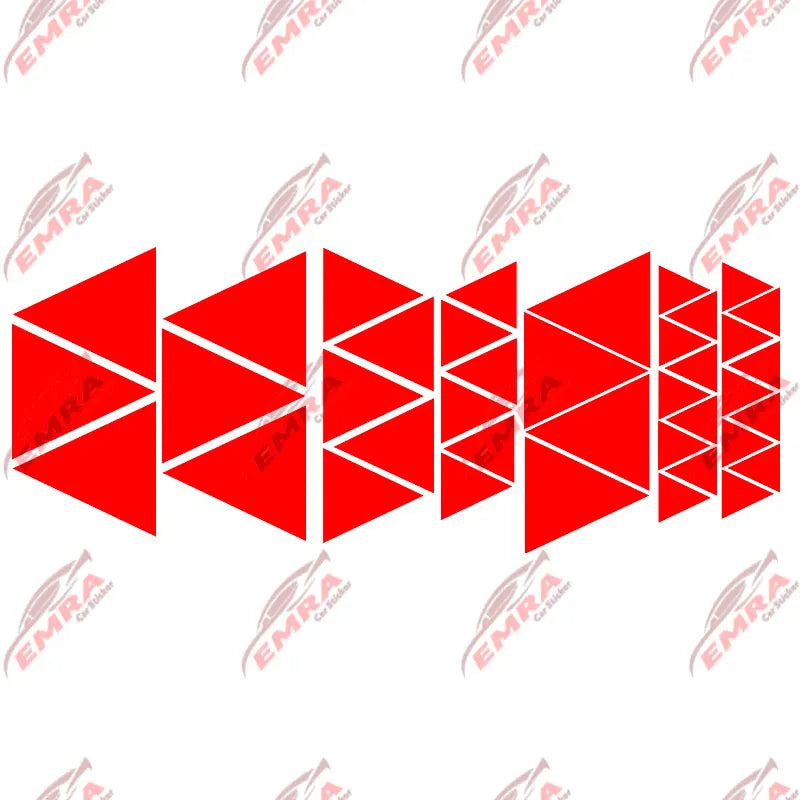 Angular Shape Sticker For Car Motorcycle Sticker Decoration Side Camouflage Kit Wrap Camo Tuning Styling Waterproof Vinyl Decals (ONLINE ORDER ONLY)