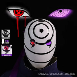 Obito Cosplay Mask: High Gloss Akatsuki Anime Prop