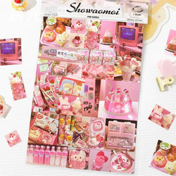 1Piece Showa Memories Series Cute Sticker for Phone Camera Luggage Journal Sticker Kawaii Decoration Sticker Gift (ONLINE ORDER ONLY)