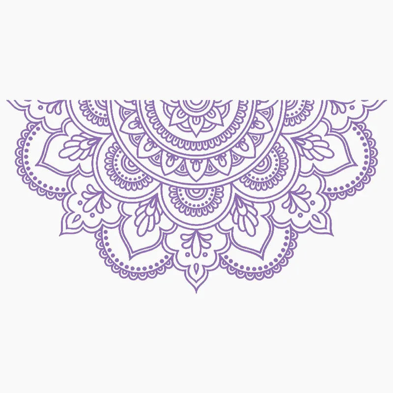Half Mandala Car Sticker Decoration Window Bodywork Styling Motorcycle Accessories Die Cutting Vinyl Decals (ONLINE ORDER ONLY)