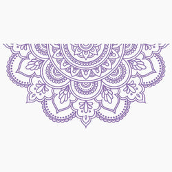Half Mandala Car Sticker Decoration Window Bodywork Styling Motorcycle Accessories Die Cutting Vinyl Decals (ONLINE ORDER ONLY)