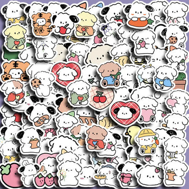 100pcs Cute Dog Stickers for Kids DIY Computer Decoration Stationery (ONLINE ORDER ONLY)