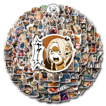 10/30/55/110PCS Delicious In Dungeon Cartoon Stickers Anime Graffiti Sticker DIY Luggage Laptop Phone Guitar Bike Decal Kids Toy (Online Order Only)