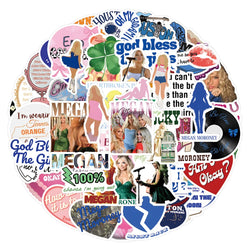Megan Moroney Stickers 10/30/55pcs Waterproof DIY Album Skateboard Phone Bike Guitar Car Kids Gifts (Online Order Only)