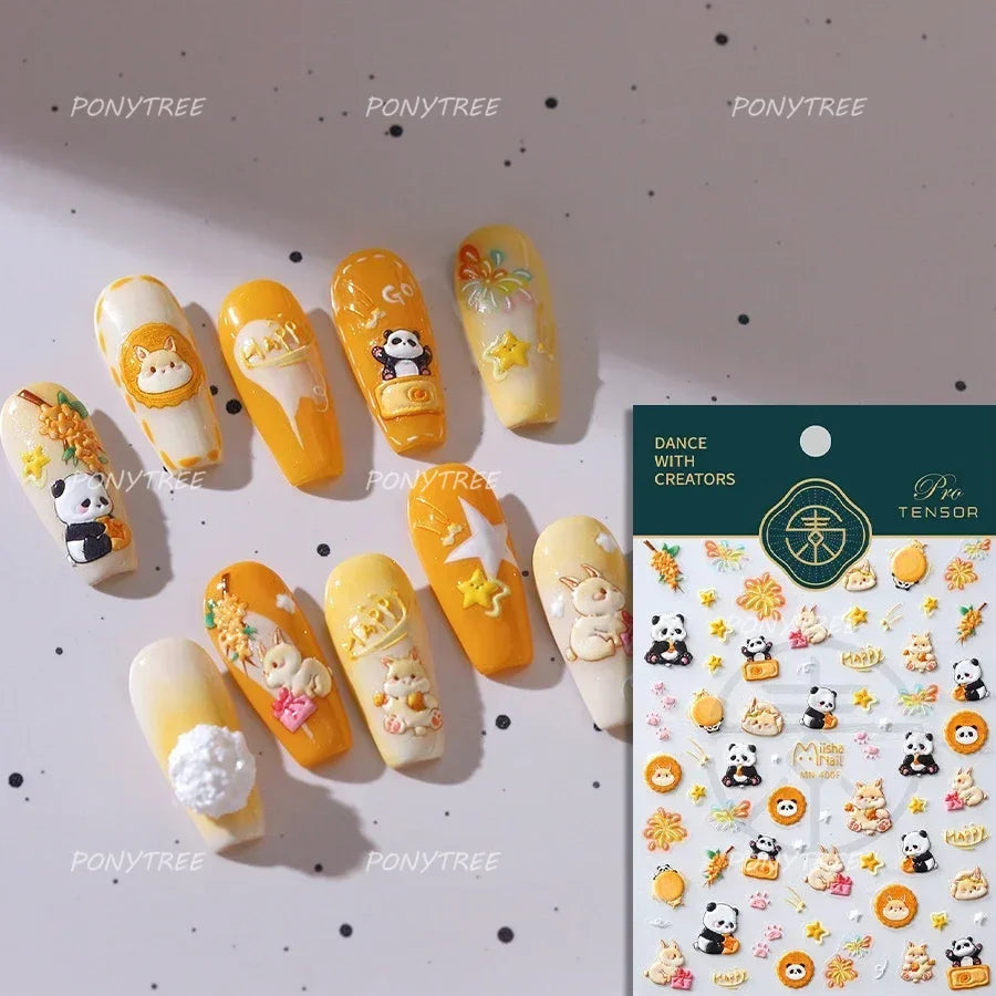 Hot Stamping Silver Rose Gold Tender Leaf Branches Flower Slash Leaves Maple Leaves Ginkgo Plant Flower Nail Art Stickers Decals (ONLINE ORDER ONLY)