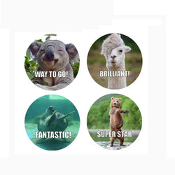 100-500pcs Animals Cartoon Stickers for Kids Toys Sticker Various Cute Designs Pattern School Teacher Reward Sticker (ONLINE ORDER ONLY)