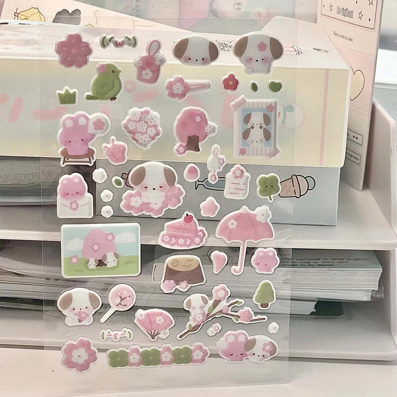 Ins Cute Model Bubble Sticker for Phone Camera Luggage Journal Sticker Kawaii Decoration Sticker Gift (ONLINE ORDER ONLY)