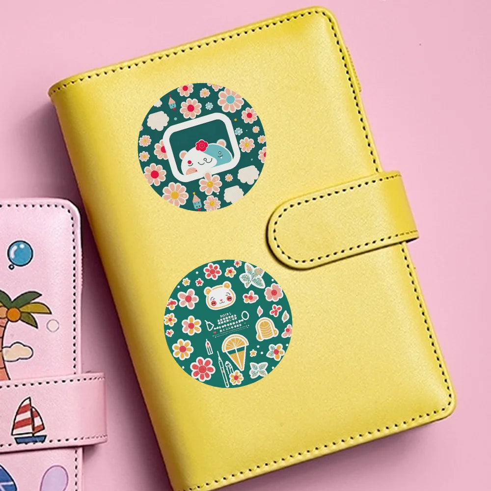 100-500pcs Cute Reward Sticker 1inch Cartoon Animal Stickers For Kids Gift Decor Envelope Sealing Labels Stationery Stickers (ONLINE ORDER ONLY)