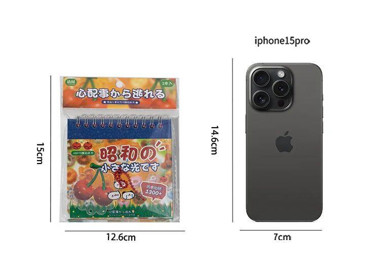 48 sheets Japanese Retro Y2K Decorative Stickers Phone Case Laptop Kpop Photocard Scrapbooking Sticker Book Kids Gift Stationery (ONLINE ORDER ONLY)