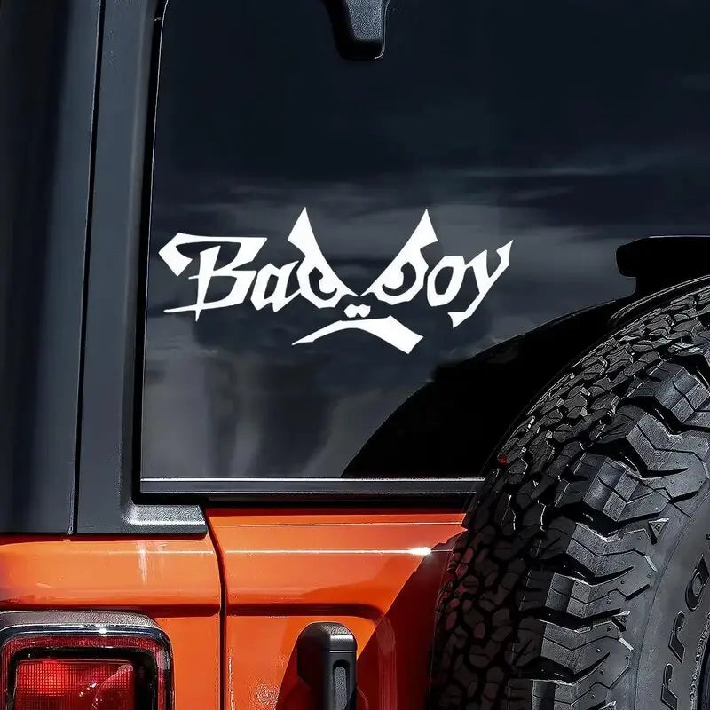 "BAD BOY" Stickers,Car Body Fun Decorative Stickers, Electric Car Motorcycle Waterproof Creative Decorative Stickers (ONLINE ORDER ONLY)