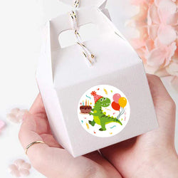 100-500pcs Round Dinosaur Stickers For Kids Teacher Reward Stickers School Supplies Animal Incentive 1inch Stationery Stickers (ONLINE ORDER ONLY)