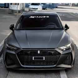 Japanese Style Car Front Window Sticker For JDM Street Racing Windshield Auto Stickers Decals Decor (ONLINE ORDER ONLY)